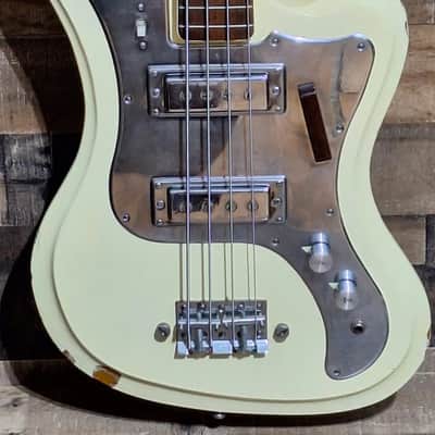 1967 Greco 900 Offset Bass MIJ - Vintage White - image 2