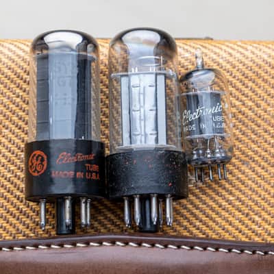 1955 Fender Princeton Tweed Vintage Tube Amp Narrow Panel Big Box 5F2 Circuit w/ Jensen image 20