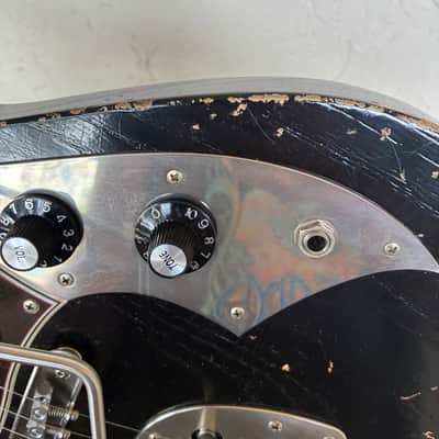 Novo Miris J 2024 Lollar 24.75 Scale Stainless Steel Jumbo Frets Bull Black over 64 burst ebony image 9