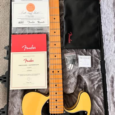(Garland, TX) Fender Britt Daniel Telecaster Thinline 2023 - Amarillo Gold image 3