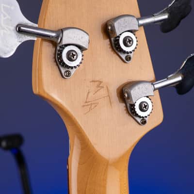 1997 Fender Roscoe Beck V Bass Candy Apple Red image 22
