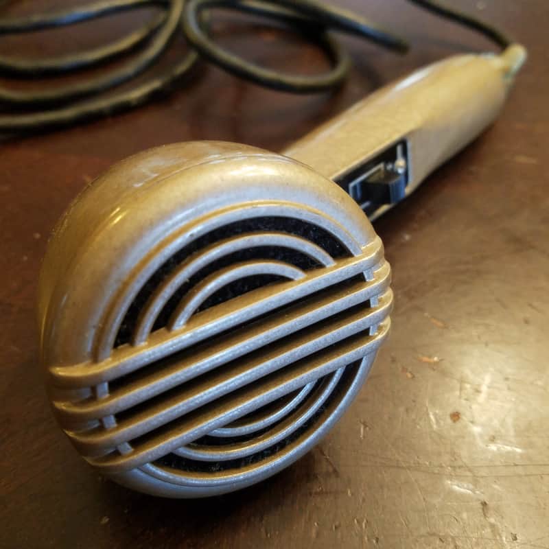 Astatic 200 BAD ELEMENT MC 101 bullet handle harp mic crystal 1950s image 1