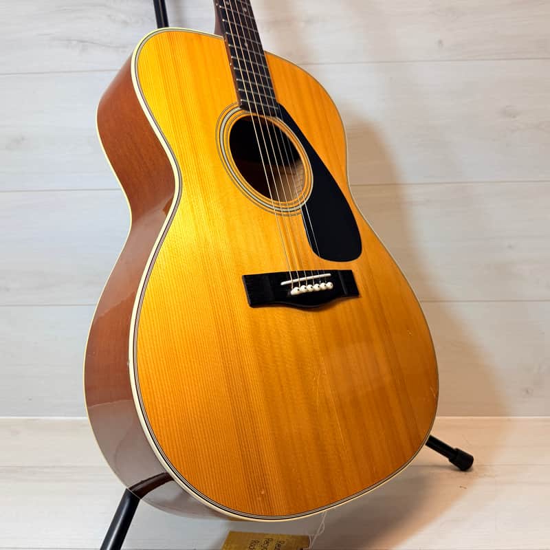 Yamaha SJ-180 Vintage Acoustic Guitar Made in Taiwan Natural Finish 1980's image 1