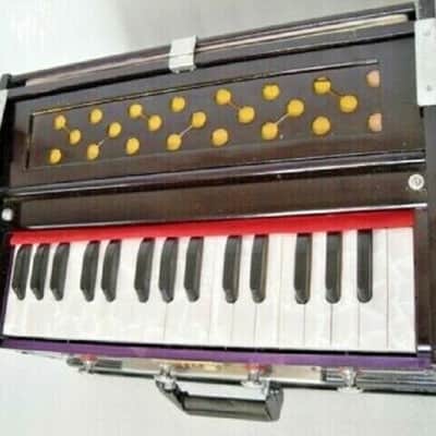 Handmade Harmonium 4 Stopper Double Bellow Professional Musical High Class Sound 32 Key image 2