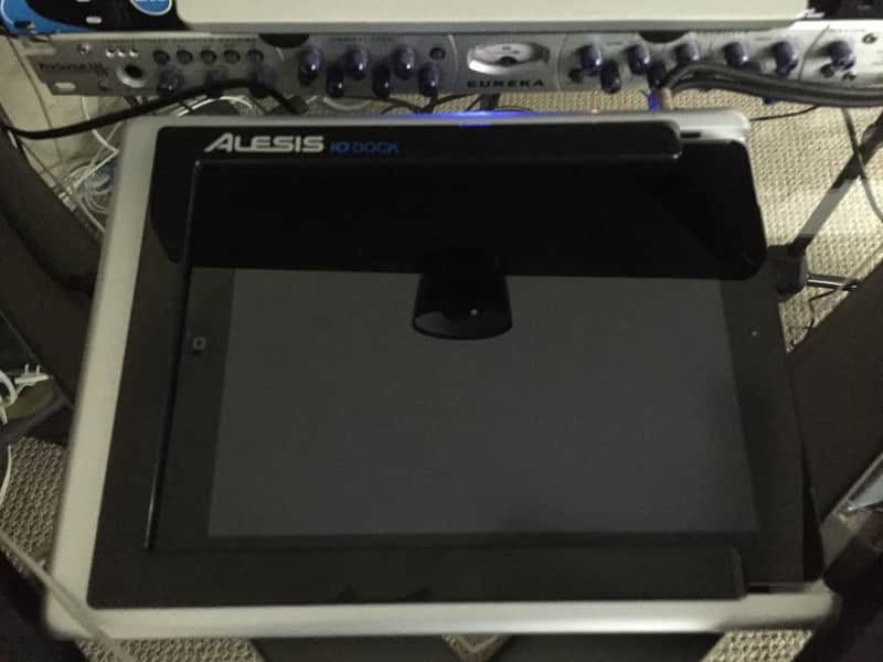 Alesis iO Dock I with iPad and Belkin iPad case. image 1