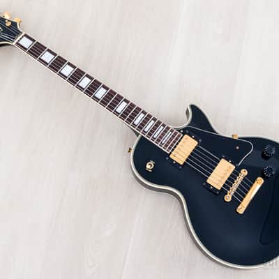 1995 Orville Les Paul Custom Black Beauty LPC-75 Ebony Gibson-Licensed, Japan Terada image 11