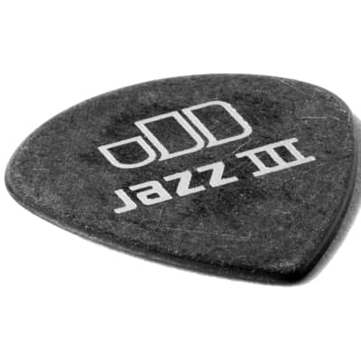 482R100 Dunlop Tortex Pitch Black Jazz III 1,00 mm Sachet de 72 Dunlop image 3