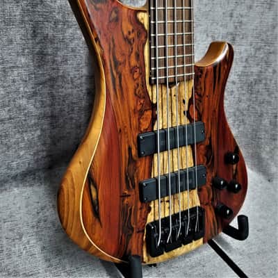 Roscoe SKB Standard Plus 5 Bass Guitar w/ OHSC image 3