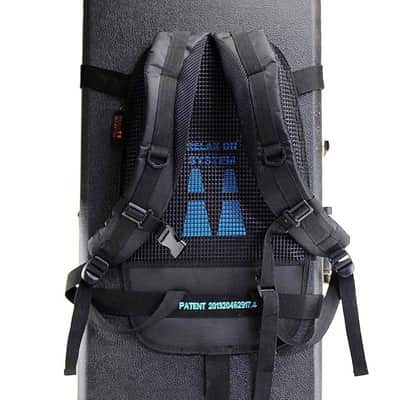 Walker And Williams CS-2 Case Saddle Guitar Case Backpack System With Padded Shoulders And Premium Straps image 3
