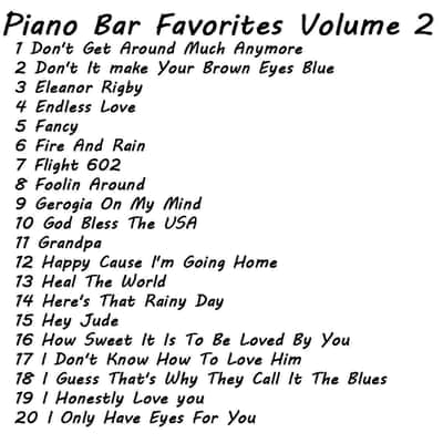 PianoDisc Player Piano 6 CD Set of Piano Bar Favorites 120 Songs over 7 Hours of music image 5