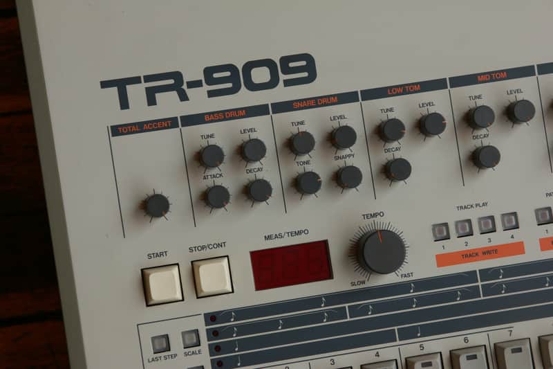 1984 Roland TR-909 Rhythm Composer (Signed by Jeff Mills) | Reverb