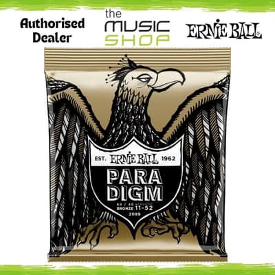 Ernie Ball Paradigm 11-52 Light 80/20 Bronze Acoustic Guitar Strings - 2088 image 1