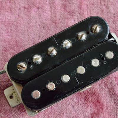 Vintage 1967 Gibson Patent Sticker T-top Humbucking Pickup 7.39k Les Paul SG STD image 13