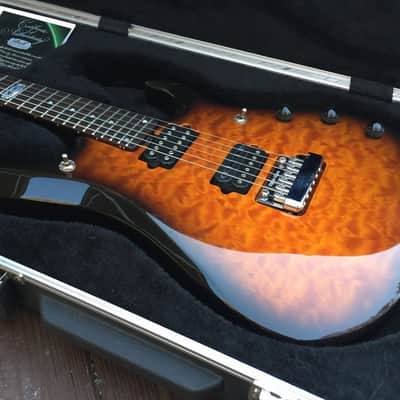 Music Man John Petrucci BFR JP6  2015 Black Gold Quilt image 3