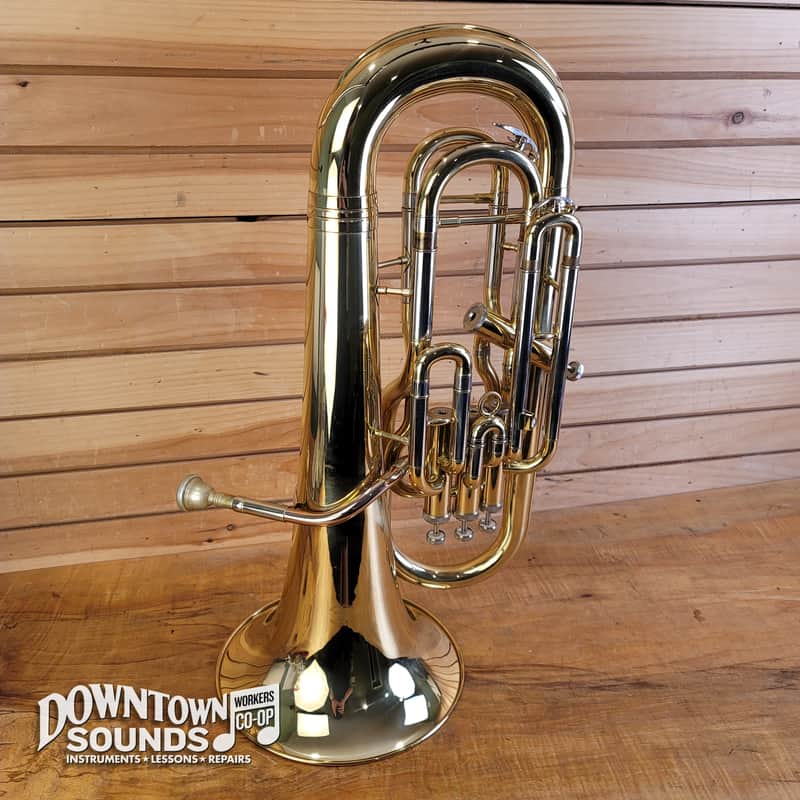 D. C. Pro Series II Bb Euphonium with Foam Hard Case, Mouthpiece, Bell Cover image 1