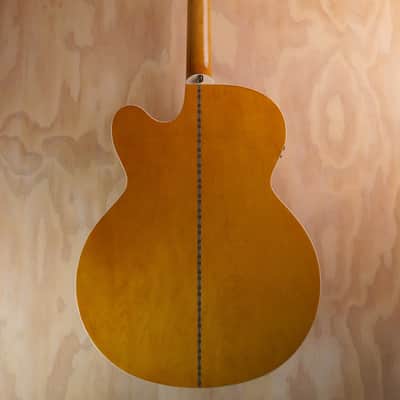 Epiphone J-200 Studio EC Electro-Acoustic Guitar in Natural, Gig Bag included image 4