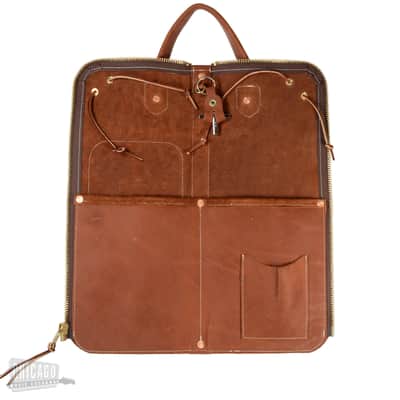Tackle by McPherson Oiled Leather Stick Bag Brown image 2