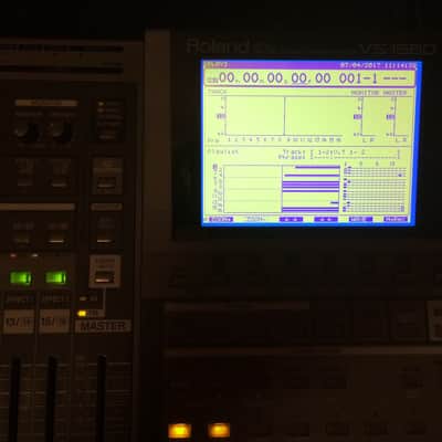 digital recorder ~ Roland  VS1680 V-Xpanded ~ version 2.02 installed ~ DAW ~ mixer workstation image 2