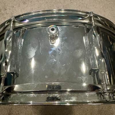 Premier 5.5x14 Steel Snare Drum 1970’s - Chrome image 6