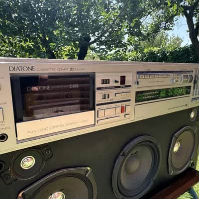 DIATONE Y-500 Rare Vintage Boombox Getto blaster Serviced Warranty Wooden image 14