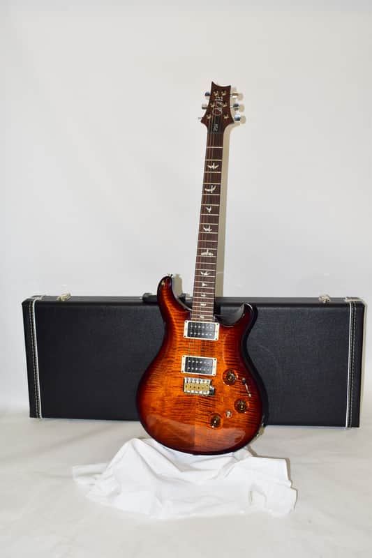 2015 PRS P24 Custom 24 Piezo Electric Guitar -  Black Gold Burst image 1
