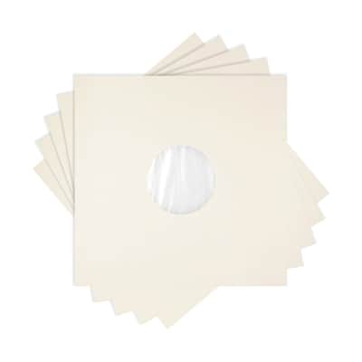 (25) 12" Ivory Paper Plastic Record Heavyweight Polylined Inner Sleeves 12IAIV image 13