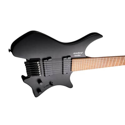 Strandberg Boden Standard N2.7 Headless Multi-Scale Guitar - Black Satin Metallic image 5