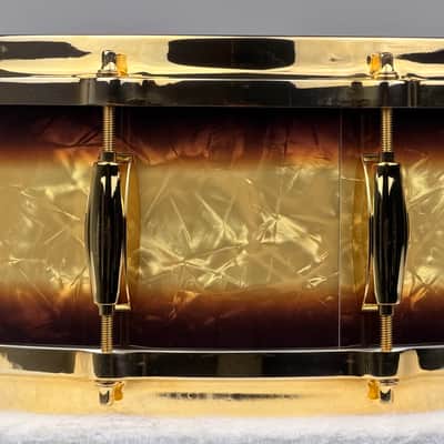 Gretsch 18/12/14/5.5x14" Gold Hdw. USA Custom Drum Set - Exclusive Espresso Burst image 13