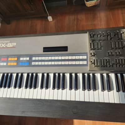 Roland JX-8P 61-Key Polyphonic Synthesizer with PG-800 Programmer 1984 - 1986 - Black