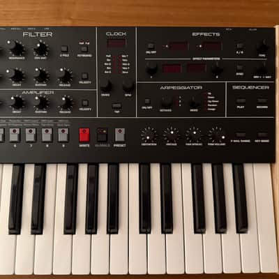 Sequential Trigon-6 49-Key 6-Voice Polyphonic Synthesizer 2022 - Present - Black with Wood Sides image 4