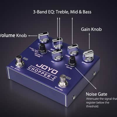 JOYO R-18 CHOPPER-Z Distortion Pedal Guitar Effect Pedal High Gain AMP Simulation Modern Metal Sound,price include the import duty for US buyer image 10
