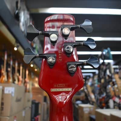 Spector Euro 5 CST 5-String Electric Bass Guitar Natural Red Burst Gloss w/Padded Gig Bag image 8