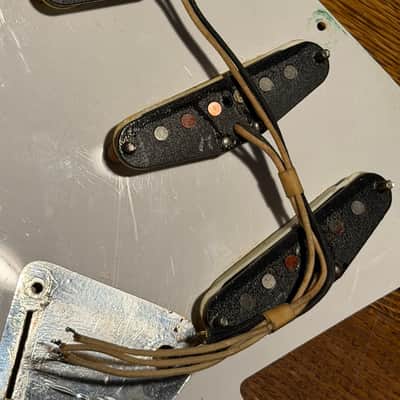 1982 1983 Fender Stratocaster V57 Fullerton Pickup Set & Pickguard image 4