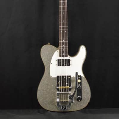 Mint Fender Limited Edition CuNiFe Telecaster Custom Journeyman Relic Aged Silver Sparkle 3A Rosewood Fingerboard image 2