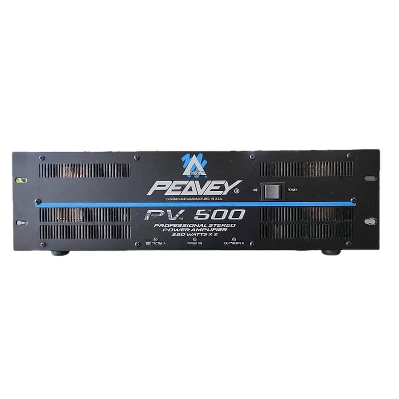 Peavey PV 500 power amp  Blk image 1