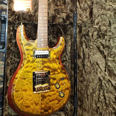 Tigers Eye Custom Crafted Slash Pro Hums Neck Railhammer Vintage on Bridge image 20