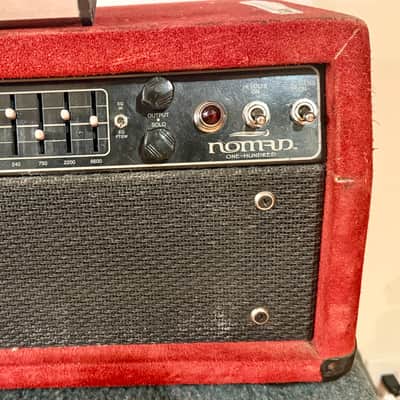 Mesa Boogie Nomad One-Hundred 3-Channel 100w Guitar Amp Head - Factory Red Suede Tolex image 2