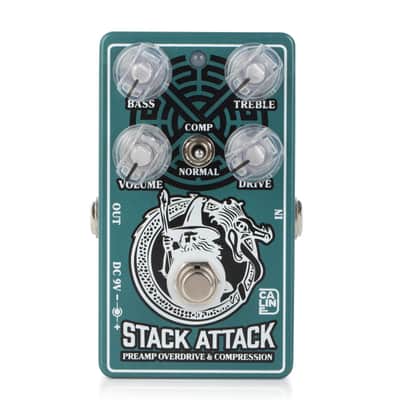 Caline CP-509 Stack Attack Preamp Overdrive & Compressor Pedal True Bypass (Price includes the import duty for US buyer) image 2