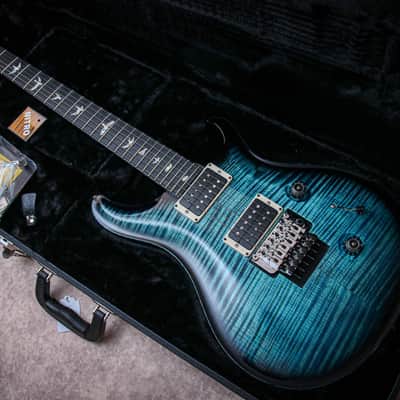 PRS USA Paul Reed Smith Custom 24 Floyd 10 top "Cobalt Blue + Ebony" (2024) image 1