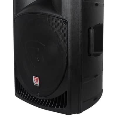 Pair Rockville Power Gig RPG15 15" Powered Active 2000 Watt 2-Way DJ PA Speakers image 10