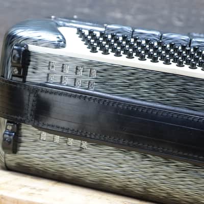 Giulietti Musette Model 120-Bass 41-Key Gray Piano Accordion w/Case #17568 image 11