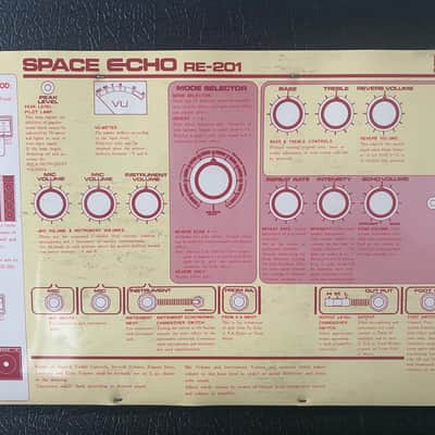 Roland Space Echo RE-201 Mid 1970 - Black Vinyl image 9