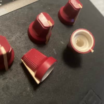 Fender Evil Red Knobs 1989 Red Amp Knobs image 6