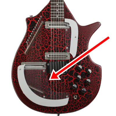 Rogue / Danelectro Sitar - Lower Pickguard 2000s image 2
