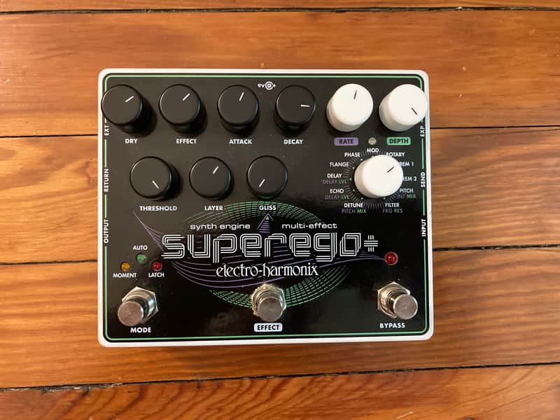 Electro-Harmonix Superego Plus Synth Engine/Multi Effect 2017 - Present - Black/Purple/Green image 1