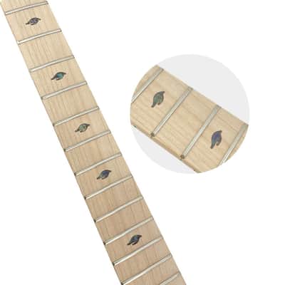 PRS Style Electric Guitar Neck – Mahogany with Maple Fretboard & Bird Inlay image 3