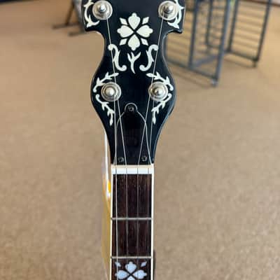 Crestwood 5 String Resonator Banjo 1970s - Mahogany image 5