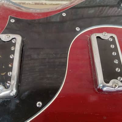 Vintage 1963 Gretsch Corvette Electric Guitar Husk Project w/ Pickups, Hagstrom Case! image 6