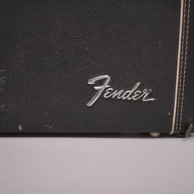 1972-1973 Black Fender Jazz Bass Precision Bass Hardshell CASE Super CLEAN Red Interior Cheney England 1970's 1974 1975 image 6