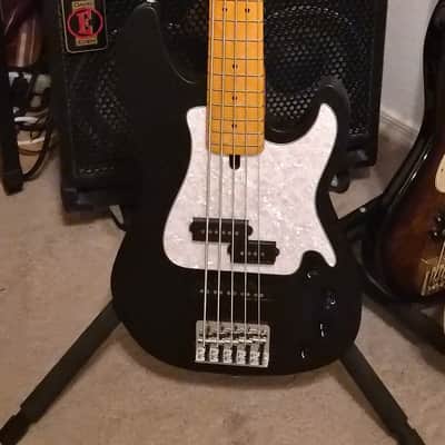 Sire P6 5-string, black with new Gator gig bag image 4